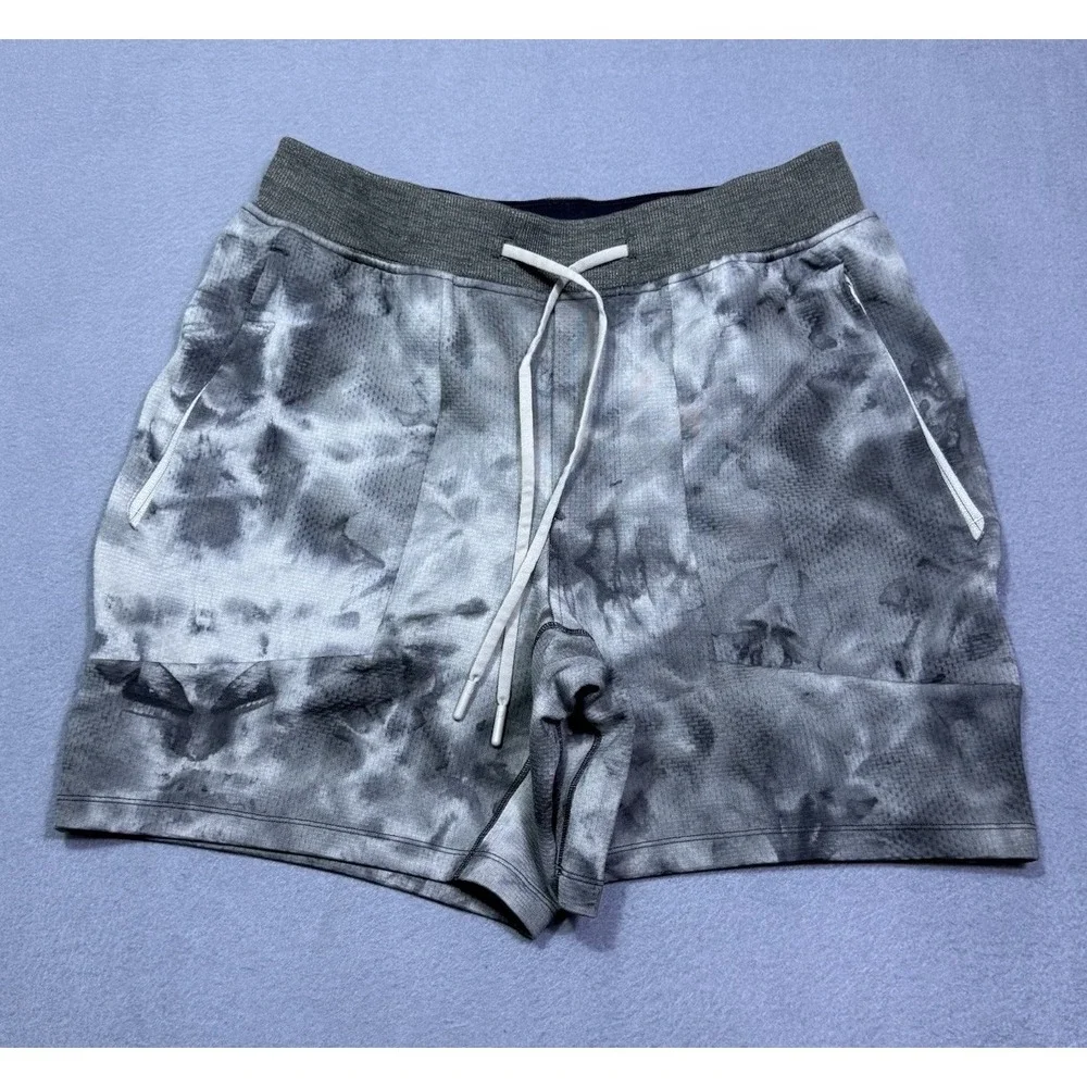 Lululemon Shorts Mens M Textured Tech Stretch Athleisure Normcore Performance